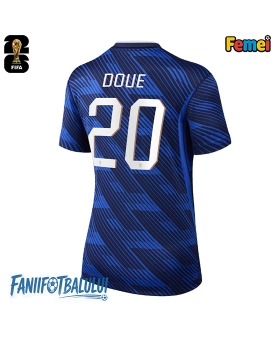 Franța Desire Doue #20 Echipament de Fotbal Replică Mondial 2026 Femei Acasa
